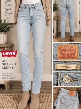 Levi's 311 Shaping Skinny Jeans in Light Blue Wash size 31